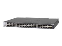 NETGEAR M4300-48X - Switch - L3 - managed - 48 x 10 Gigabit Ethernet + 4 x 10 Gigabit SFP+, gemeinsam genutzt - Luftstrom von vo