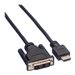 Roline - Adapterkabel - DVI-D mnnlich zu HDMI mnnlich - 2 m