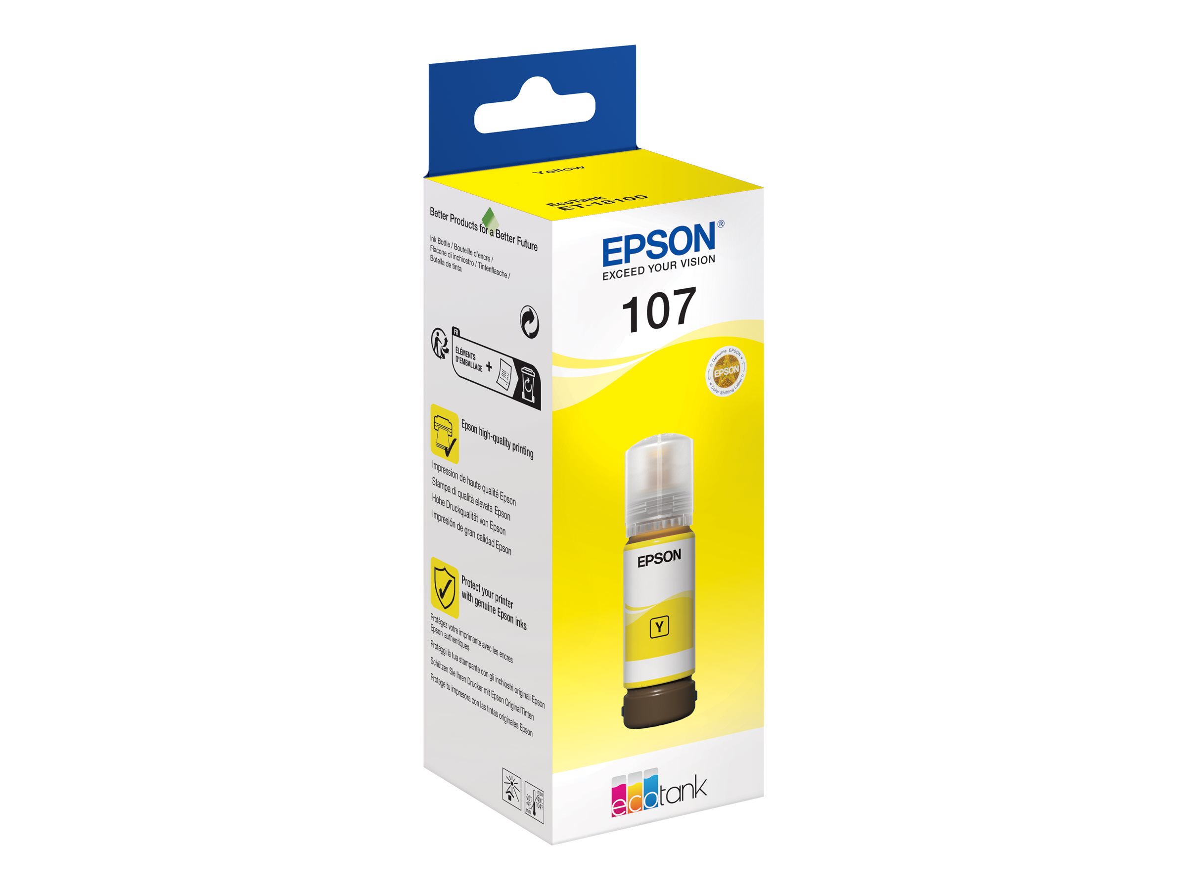 Epson EcoTank 107 - 70 ml - Gelb - original - Nachflltinte - fr EcoTank ET-18100