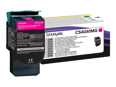 Lexmark - Magenta - Original - Tonerpatrone LCCP, LRP - fr Lexmark C540, C543, C544, C546, X543, X544, X546, X548