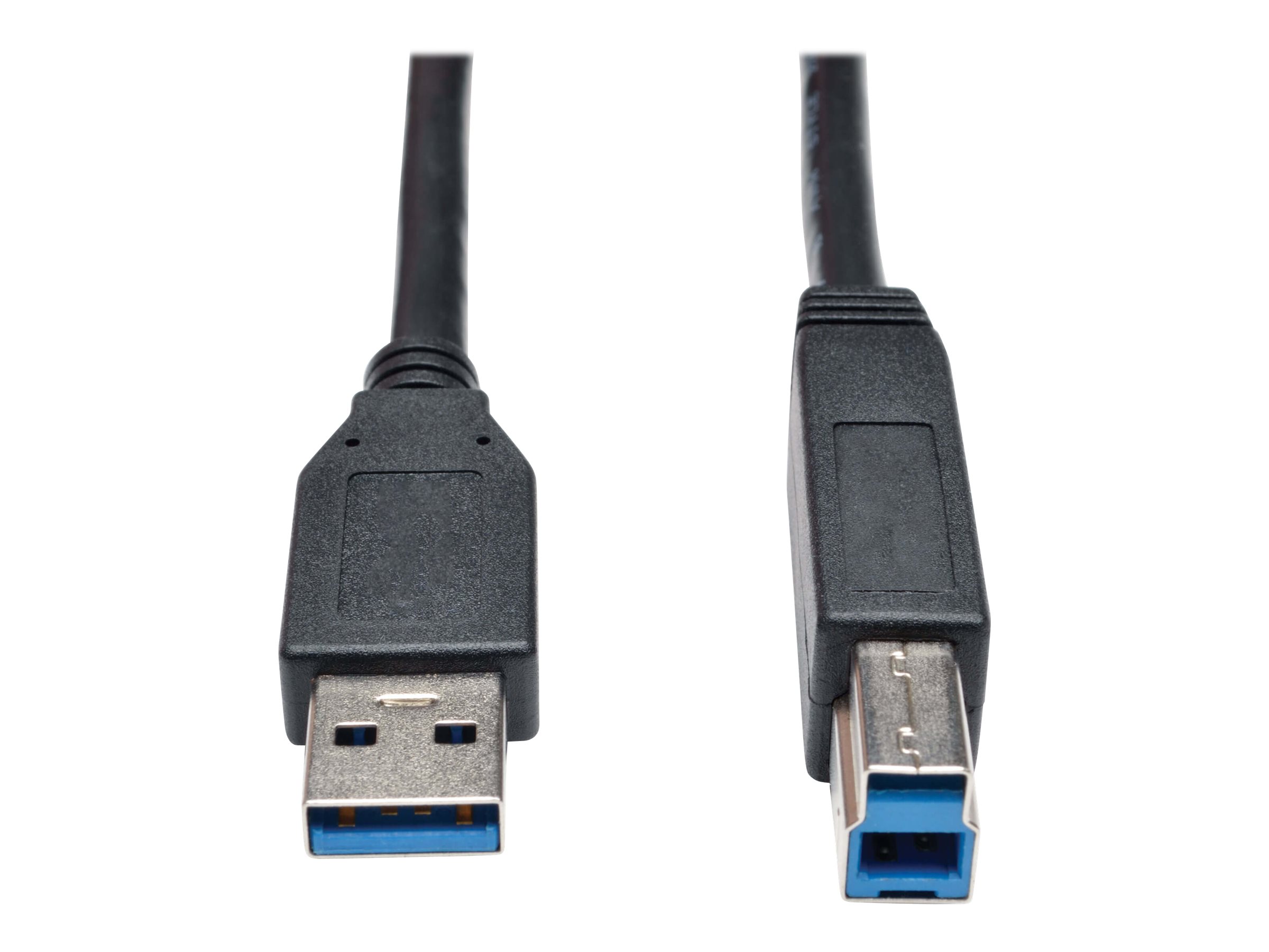 Eaton Tripp Lite Series USB 3.2 Gen 1 SuperSpeed Device Cable (A to B M/M) Black, 6 ft. (1.83 m) - USB-Kabel - USB Type B (M) zu