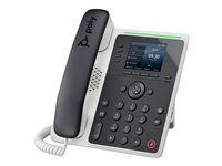 Poly Edge E220 - VoIP-Telefon mit Rufnummernanzeige/Anklopffunktion - dreiweg Anruffunktion - SIP, SDP - Mehrfachleitungsbetrieb