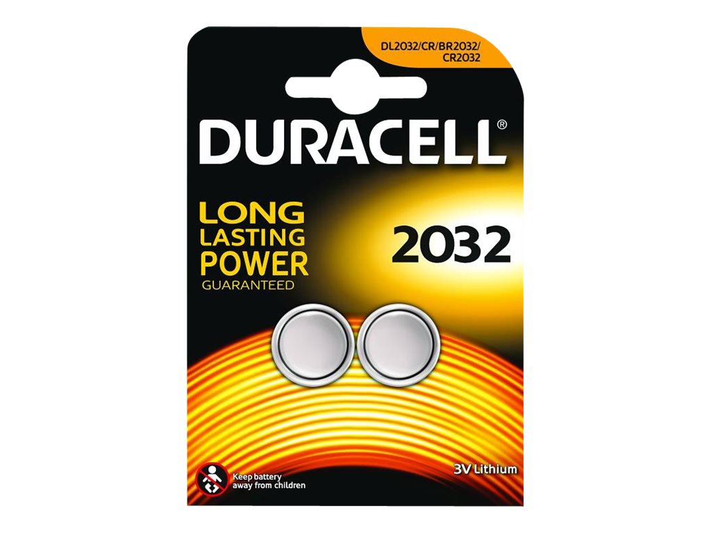 Duracell Electronics DL2032B2 - Batterie 2 x DL2032 - Li