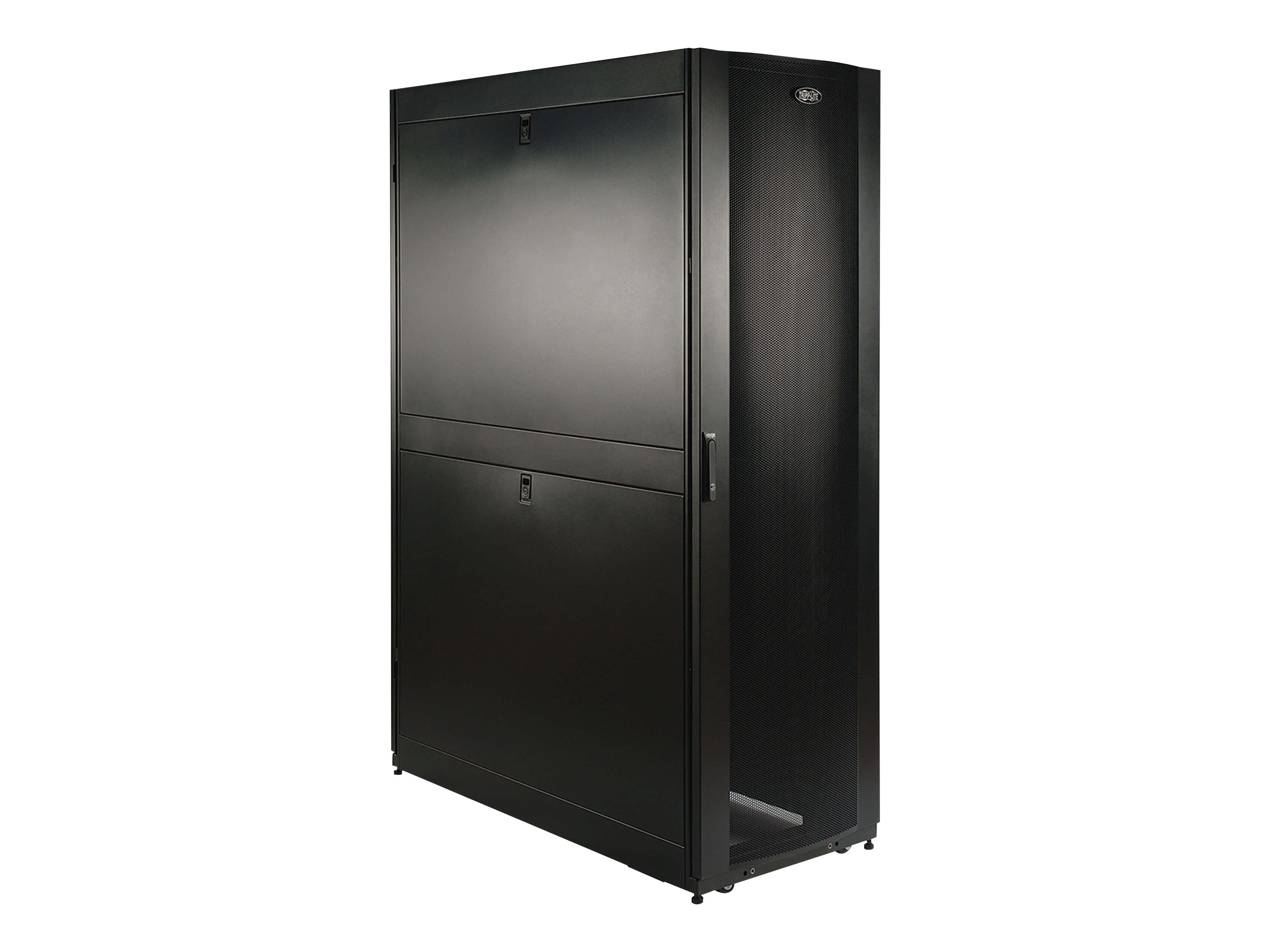 Tripp Lite 42U Rack Enclosure Server Cabinet Doors & Sides Extra-Deep 48in - Schrank Netzwerkschrank - Schwarz - 42HE