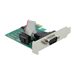 DeLOCK PCI Express Card to 1 x Serial RS-232 - Serieller Adapter - PCIe 2.0 Low-Profile - RS-232 x 1 - grn