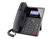 Poly Edge B10 - VoIP-Telefon mit Rufnummernanzeige/Anklopffunktion - fnfwegig Anruffunktion - SIP, SDP - 8 Leitungen - Schwarz