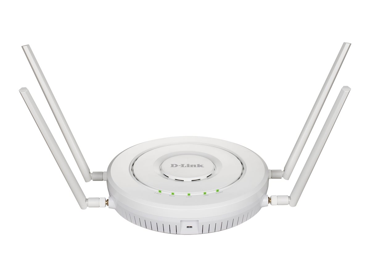 D-Link Unified AC Wave 2 DWL-8620APE - Accesspoint - Wi-Fi 5 - 2,4 GHz (1 Band) / 5 GHz (Dual-Band) - DC Power