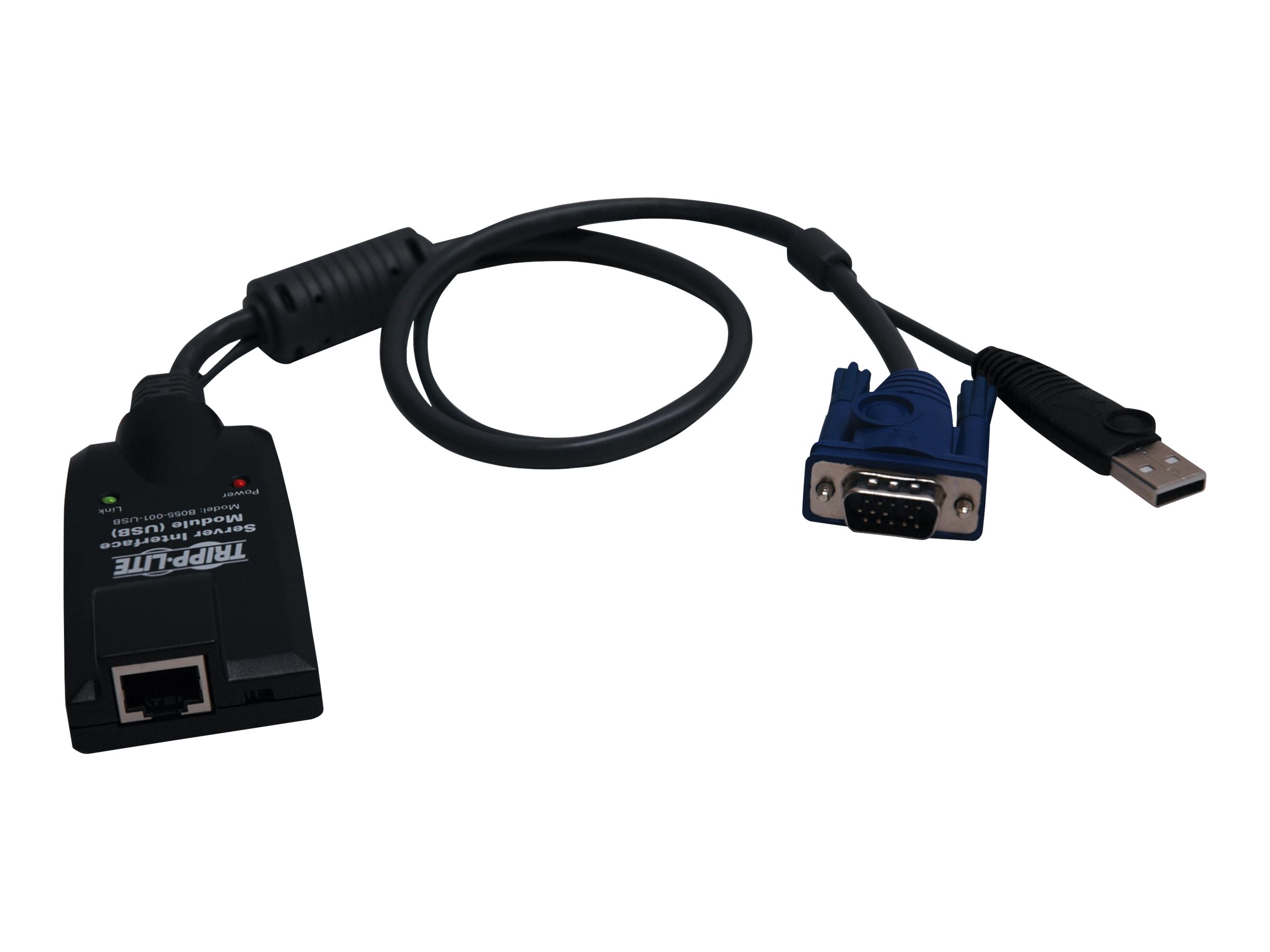 Tripp Lite USB Server Interface Module for B064 -IPG KVM Switches TAA GSA - KVM-Extender - bis zu 50 m - fr P/N: B064-008-01-IP