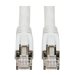 Eaton Tripp Lite Series Cat8 25G/40G Certified Snagless Shielded S/FTP Ethernet Cable (RJ45 M/M), PoE, White, 20 ft. (6.09 m) - 