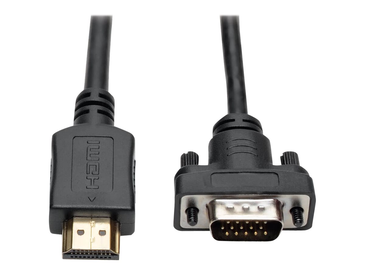 Eaton Tripp Lite Series HDMI to VGA Active Adapter Cable (HDMI to Low-Profile HD15 M/M), 15 ft. (4.6 m) - Videokonverter - HDMI 