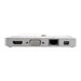 Tripp Lite USB C Laptop Docking Station w/ mDP, HDMI, VGA, GbE, 4K @ 30 Hz, Thunderbolt 3 - USB-A, PD Charging, Silver, USB Type
