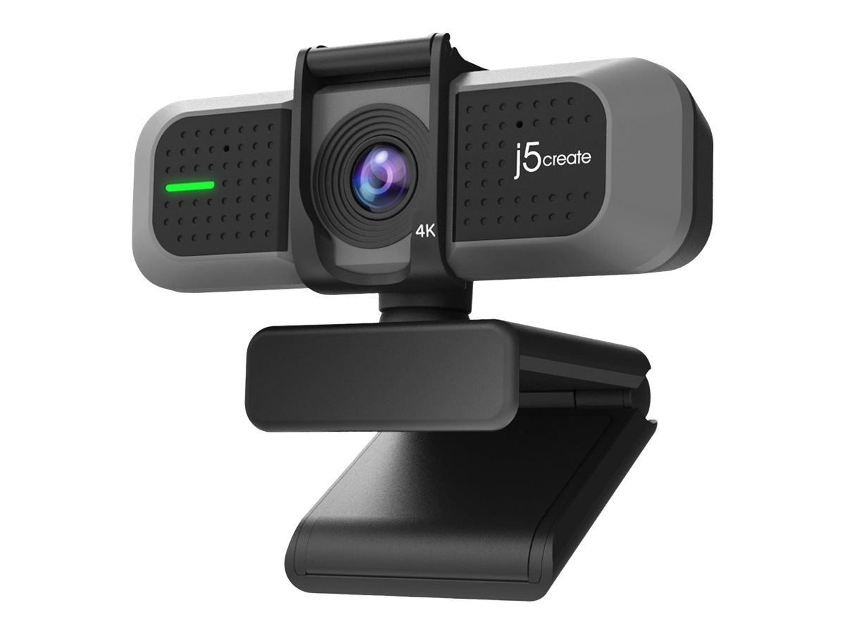 j5create JVU430-N - Webcam - Farbe - 8 MP - 3840 x 2160 - Audio