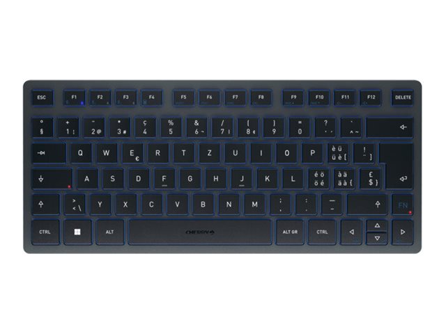 CHERRY KW 7100 MINI BT - Tastatur - kabellos - Bluetooth 5.1 - QWERTZ - Schweiz