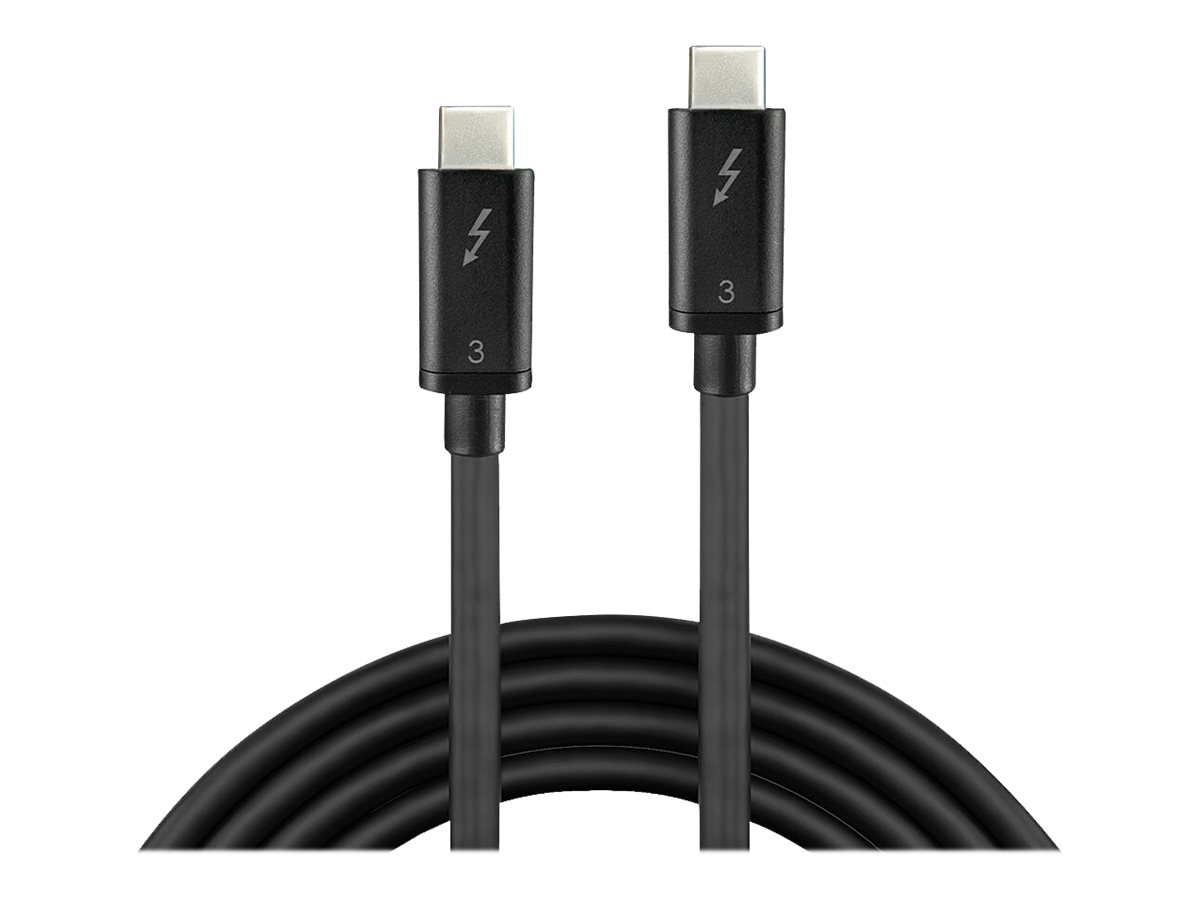 Lindy - Thunderbolt-Kabel - USB-C (M) zu USB-C (M) - USB 3.1 / Thunderbolt 3 / DisplayPort 1.2 - 20 V - 5 A