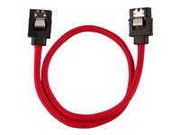 CORSAIR - SATA-Kabel - Serial ATA 150/300/600 - SATA (M) zu SATA (M) - 30 cm - Rot