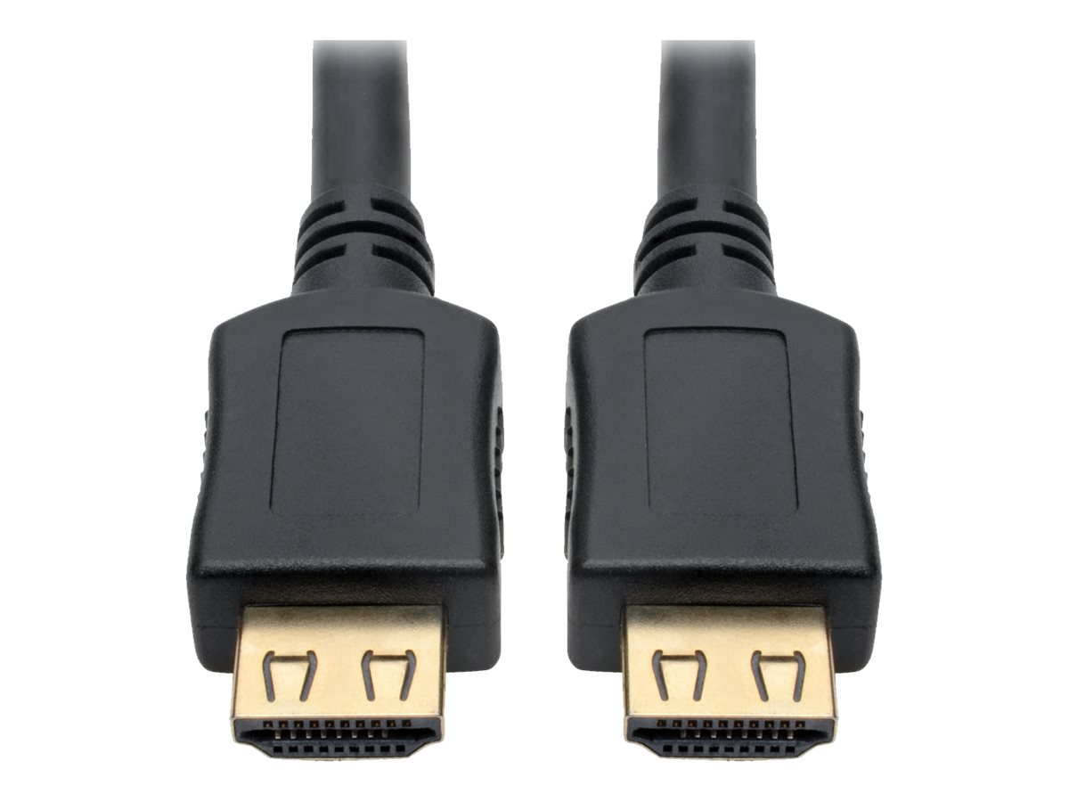 Eaton Tripp Lite Series High-Speed HDMI Cable, Gripping Connectors, 4K (M/M), Black, 12 ft. (3.66 m) - HDMI-Kabel - HDMI mnnlic