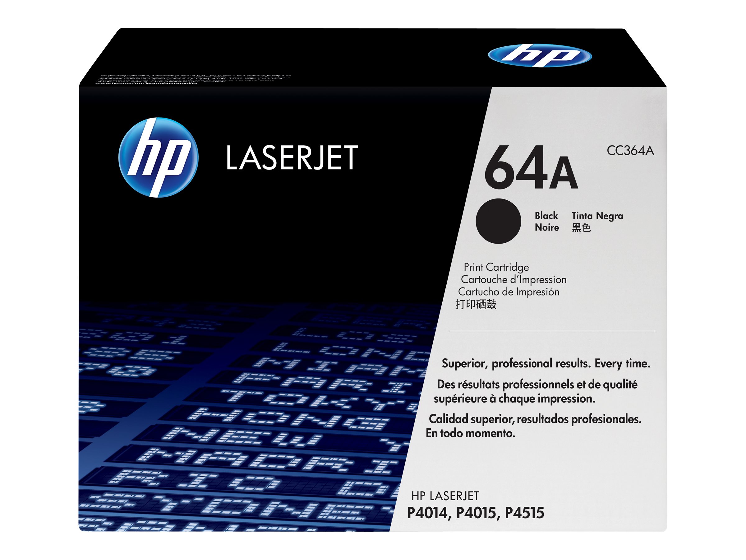 HP 64A - Schwarz - Original - LaserJet - Tonerpatrone (CC364A) - fr LaserJet P4014, P4015, P4515