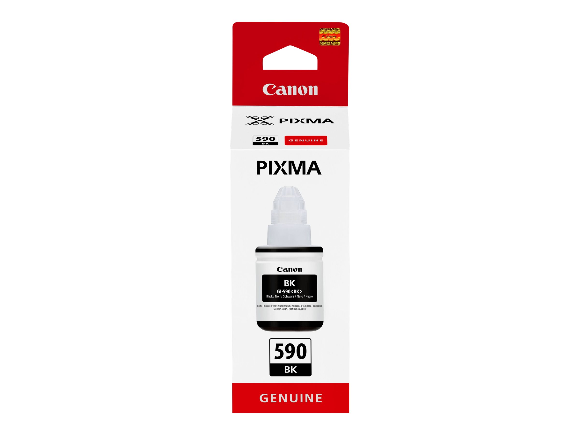 Canon GI 590 BK - 135 ml - Schwarz - original - Nachflltinte - fr PIXMA G1500, G1501, G1510, G2500, G2501, G2510, G3500, G3501
