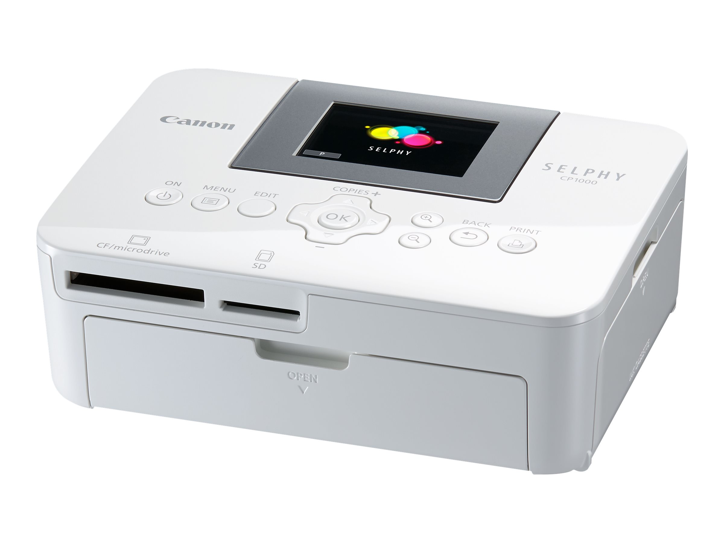 Canon SELPHY CP1000 - Drucker - Farbe - Thermosublimation - 100 x 148 mm bis zu 0.45 Min./Seite (Farbe) - USB, USB-Host