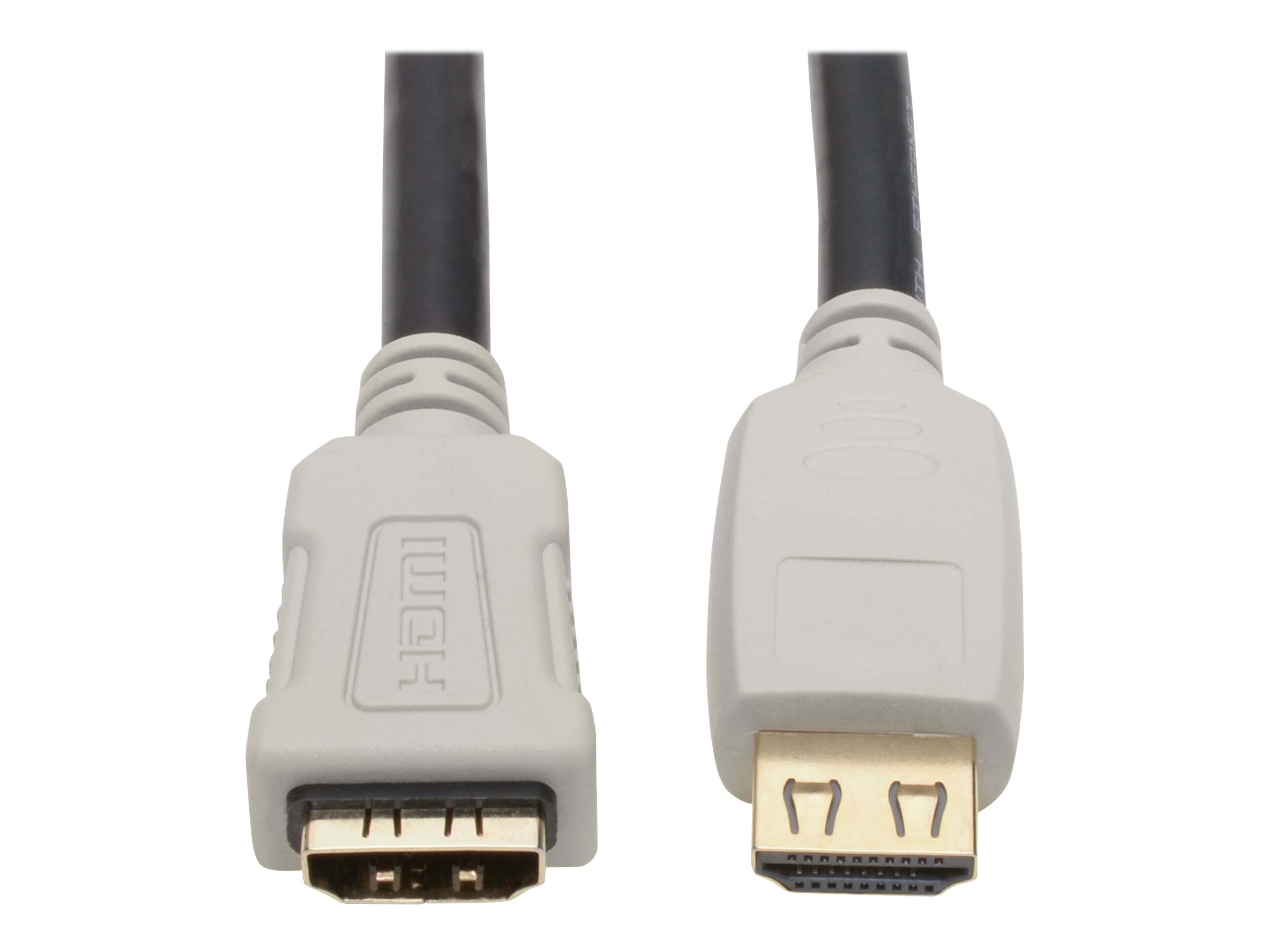 Eaton Tripp Lite Series High-Speed HDMI Extension Cable (M/F) - 4K 60 Hz, HDR, 4:4:4, Gripping Connector, 6 ft. - HDMI-Verlnger