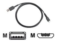 Zebra - USB-Kabel - USB (M) zu Micro-USB Typ B (M) - fr Zebra MC2200, MC3300-G, MC3300x, MC3330XR, MC3390xR, TC52-HC, TC57x, TC