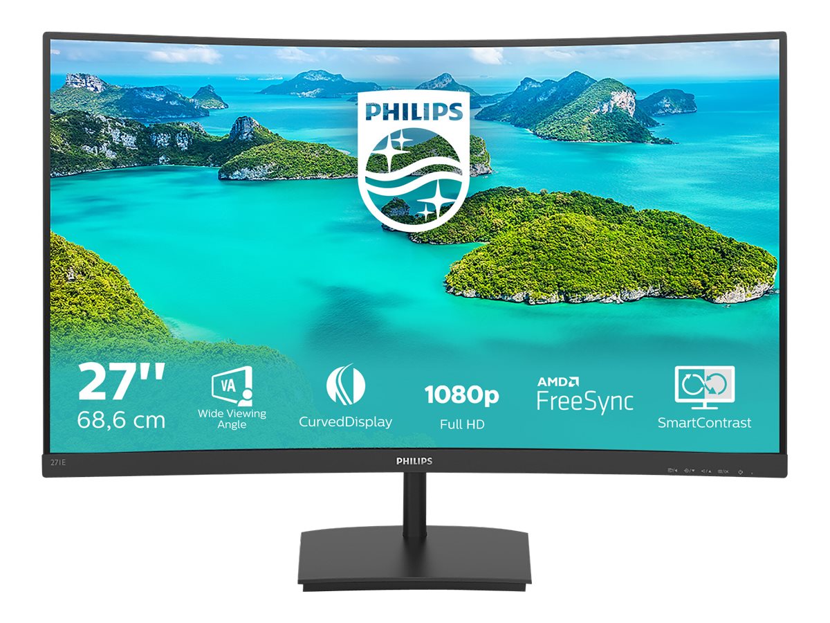 Philips E-line 271E1SCA - LED-Monitor - gebogen - 68.6 cm (27