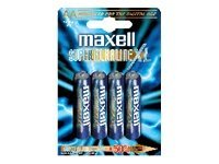 Maxell Super Alkaline XL LR03 XL - Batterie 4 x AAA - Alkalisch