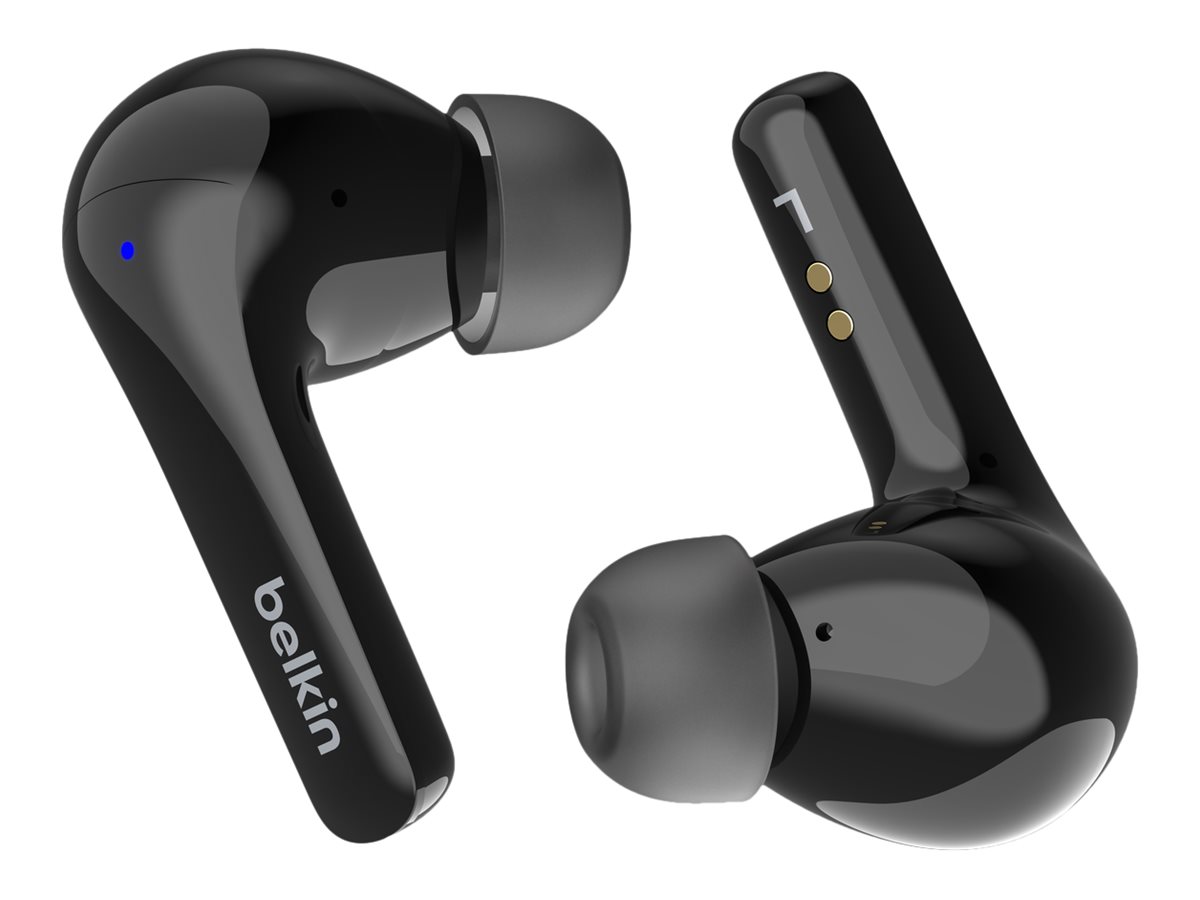 Belkin SoundForm Motion - True Wireless-Kopfhrer mit Mikrofon - im Ohr - Bluetooth - aktive Rauschunterdrckung - Geruschisoli