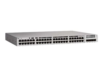 Cisco Catalyst 9200L - Network Advantage - Switch - L3 - 48 x 10/100/1000 + 4 x Gigabit SFP (Uplink) - an Rack montierbar