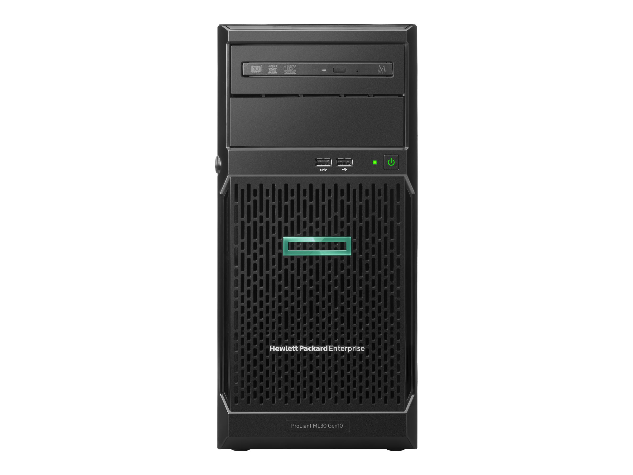 HPE ProLiant ML30 Gen10 Performance - Server - Tower - 4U - 1-Weg - 1 x Xeon E-2124 / 3.3 GHz
