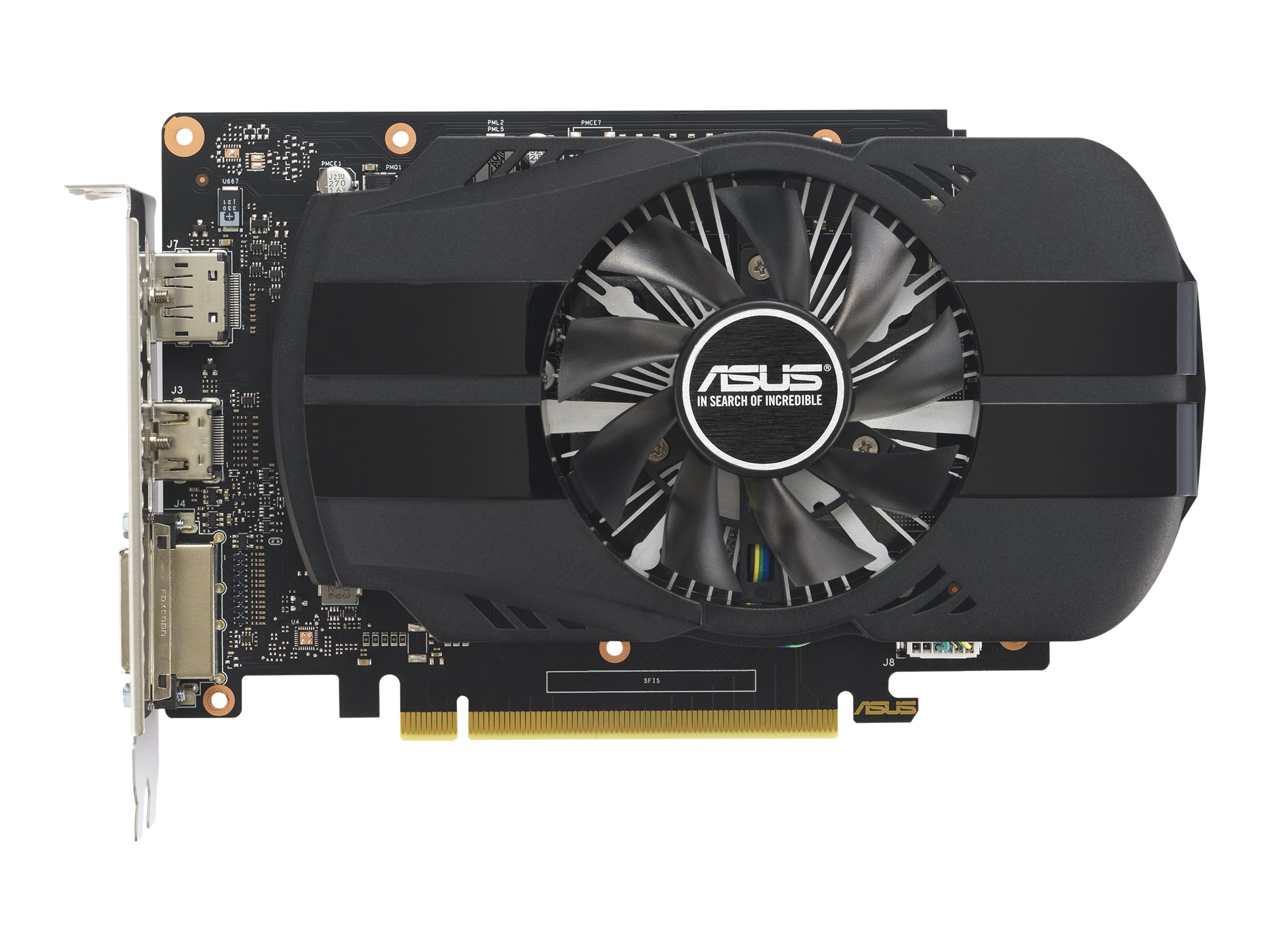 ASUS Phoenix GeForce GTX 1630 4GB EVO - Grafikkarten - NVIDIA GeForce GTX 1630 - 4 GB GDDR6 - PCIe 3.0 - DVI, HDMI, DisplayPort