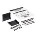 Tripp Lite SmartRack 2U Mounting Rail Deep Adapter Kit for Server Racks, 4 in. (10.2 cm) - Halterung - Schwarz - 2U - 48.3 cm (1