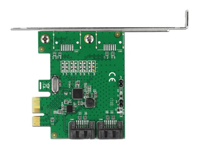 Delock - Speichercontroller (RAID) - 2 Sender/Kanal - SATA 6Gb/s - RAID 0, 1 - PCIe 2.0 x1