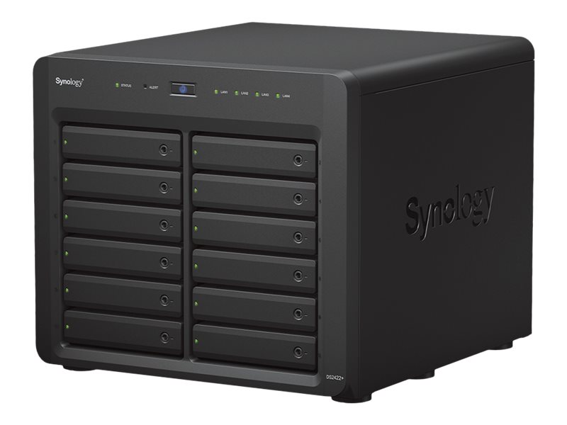 Synology Disk Station DS2422+ - NAS-Server - 12 Schchte - SATA 3Gb/s - RAID RAID 0, 1, 5, 6, 10, JBOD - RAM 4 GB