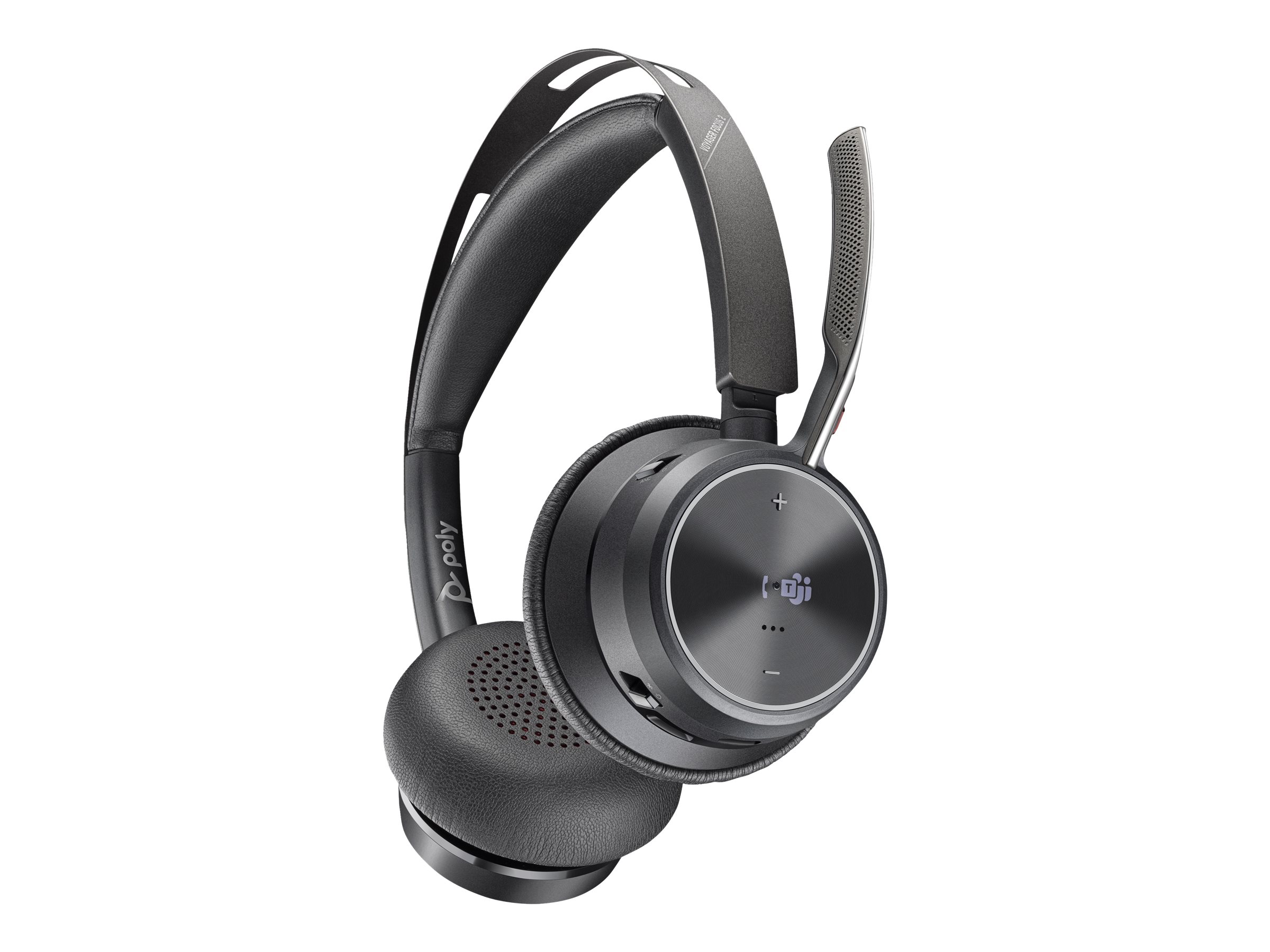 Poly Voyager Focus 2-M - Headset - On-Ear - Bluetooth - kabellos, kabelgebunden - aktive Rauschunterdrckung