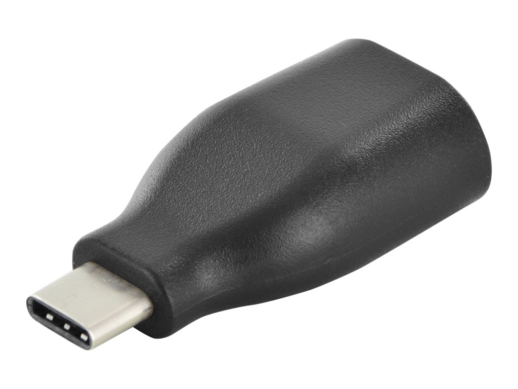 ASSMANN - USB-Adapter - USB Typ A (W) zu 24 pin USB-C (M) - USB 3.0 - geformt - Schwarz