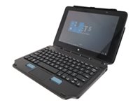 Gamber-Johnson 2-in-1 - Tastatur und Foliohlle - mit 2-Tasten-Touchpad - Dock - Franzsisch - fr Zebra ET51, ET51 Integrated S