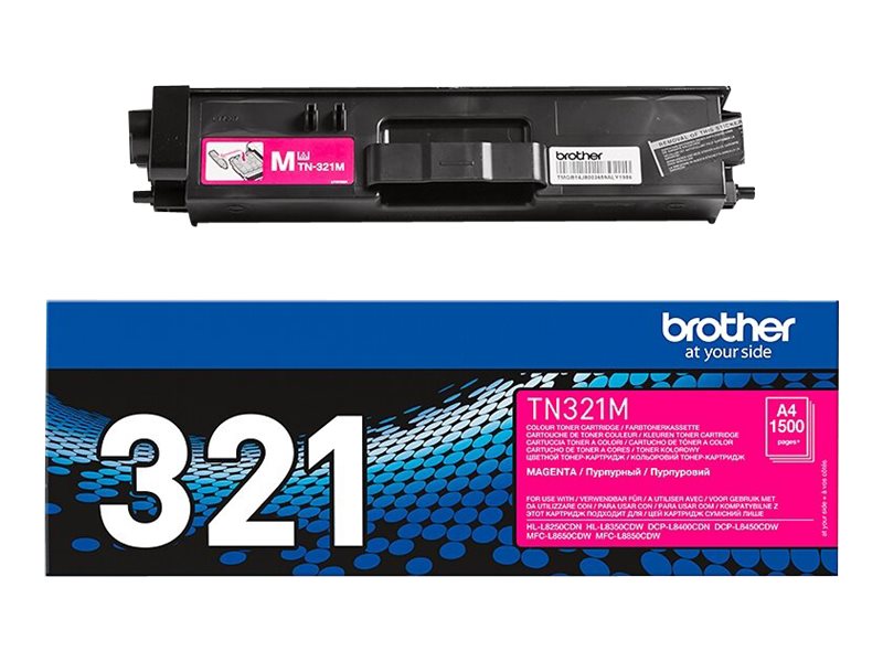 Brother TN321M - Magenta - Original - Tonerpatrone - fr Brother DCP-L8400, DCP-L8450, HL-L8250, HL-L8350, MFC-L8650, MFC-L8850