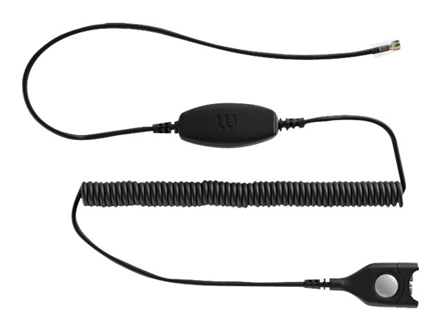 EPOS CEUL 34 - Headset-Kabel - EasyDisconnect zu RJ-9 mnnlich - Bereich mit Spiralwicklung - fr IMPACT SC 238, 268, 638, 668; 