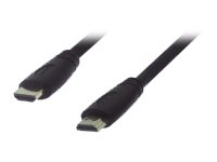 M-CAB UltraFlex - Highspeed - HDMI-Kabel mit Ethernet - HDMI mnnlich zu HDMI mnnlich - 10 m - Schwarz