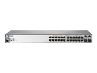 HPE Aruba 2620-24-PPoE+ - Switch - L4 - managed - 12 x 10/100 (PoE) + 12 x 10/100 + 2 x SFP - an Rack montierbar