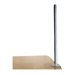 Lindy Desk Clamp Pole - Montagekomponente (C-Klammer, Montagestange) - fr LCD-Display/Notebook - Metall - Silber - Schreibtisch