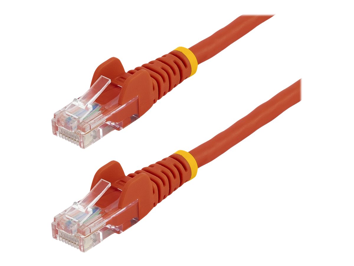 StarTech.com CAT5e Cable - 7 m Red Ethernet Cable - Snagless - CAT5e Patch Cord - CAT5e UTP Cable - RJ45 Network Cable