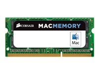 CORSAIR Mac Memory - DDR3 - Modul - 4 GB - SO DIMM 204-PIN - 1333 MHz / PC3-10666