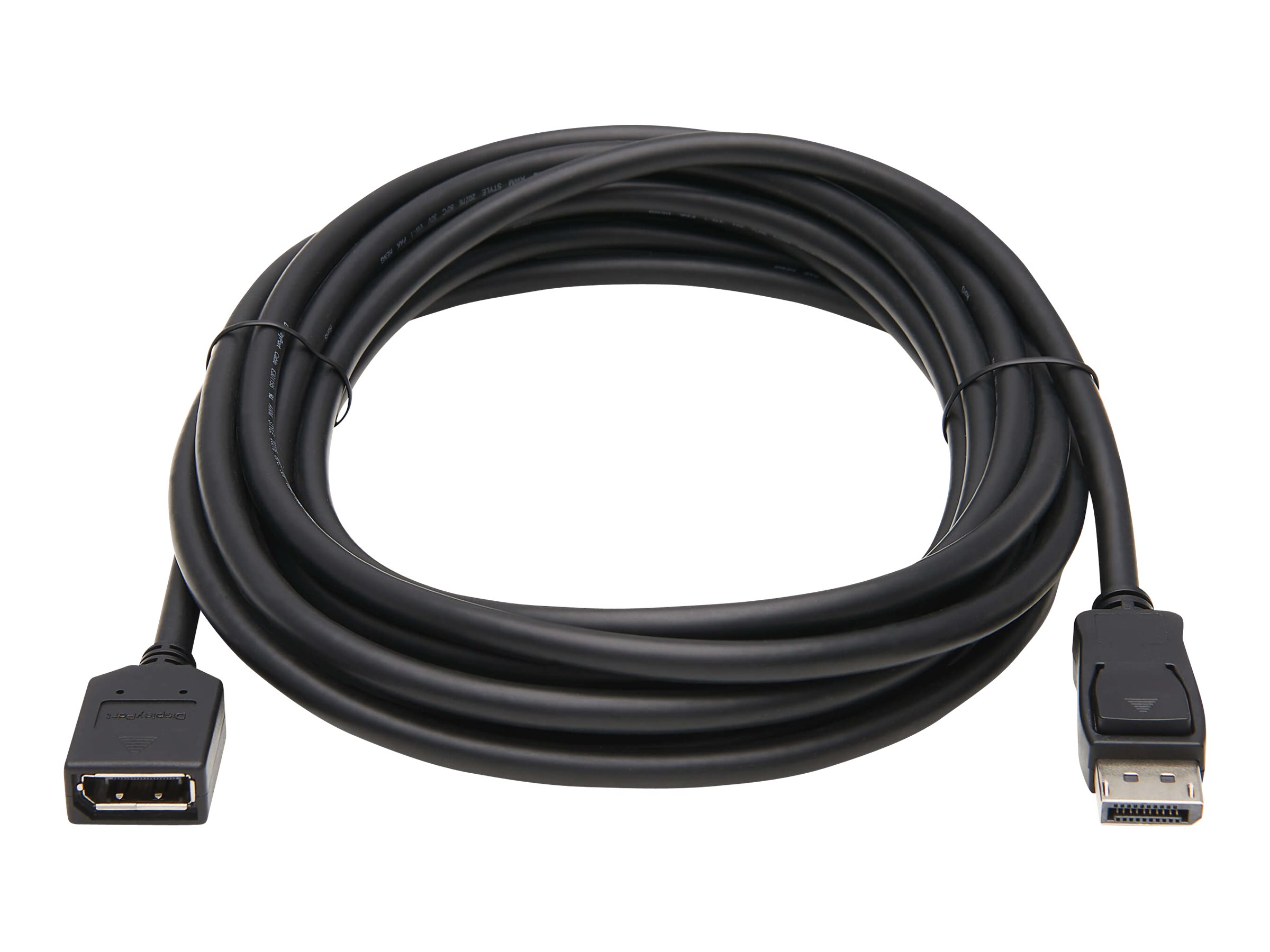 Eaton Tripp Lite Series DisplayPort Extension Cable with Latch, 4K @ 60 Hz, HDCP 2.2 (M/F), 15 ft. (4.57 m) - DisplayPort-Verln