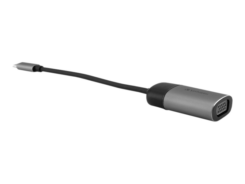 Verbatim - Videoadapter - 24 pin USB-C (M) zu HD-15 (VGA) (W) - USB 3.1 Gen 1 - 10 cm