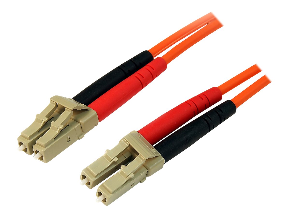 StarTech.com 3m Fiber Optic Cable - Multimode Duplex 50/125 - LSZH - LC/LC - OM2 - LC to LC Fiber Patch Cable