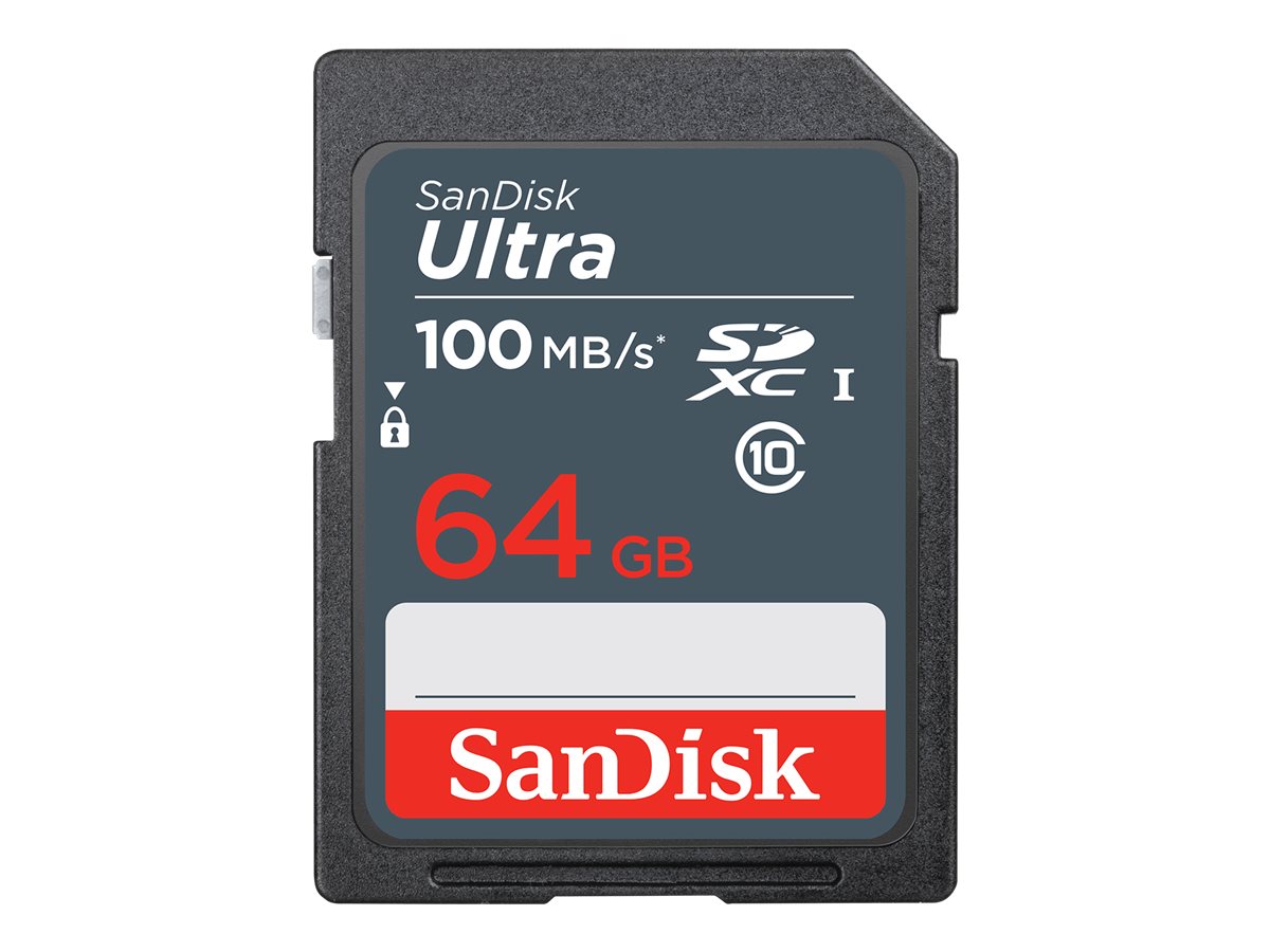 SanDisk Ultra - Flash-Speicherkarte - 64 GB - Class 10 - SDXC UHS-I