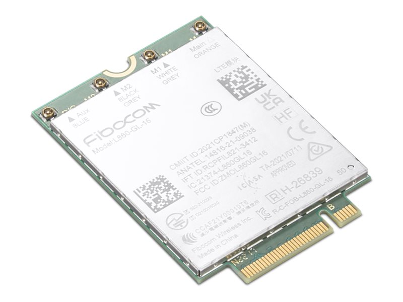 Fibocom L860-GL-16 - Drahtloses Mobilfunkmodem - 4G LTE - M.2 Card - fr ThinkPad L13 Yoga Gen 4; L14 Gen 4; L15 Gen 4; P1 Gen 6