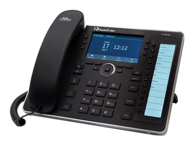 AudioCodes 445HD - VoIP-Telefon - SIP, SDP - 6 Leitungen - Schwarz